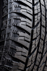 Tread of a new tire