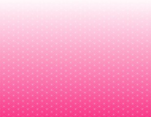 麻の葉模様のグラデーション素材