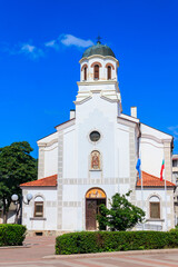 Fototapeta premium Nativity of Theotokos Church in the old town of Pomorie, Bulgaria