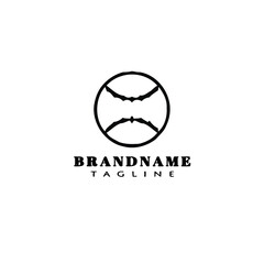 baseball ball logo design template icon illustration