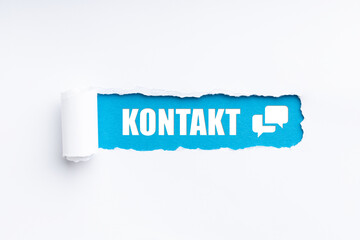 Papierriss : Kontakt