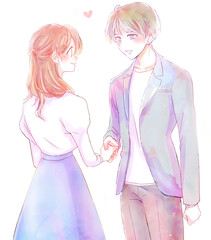 恋人同士になった男女