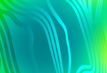 Light Green vector template with lines.