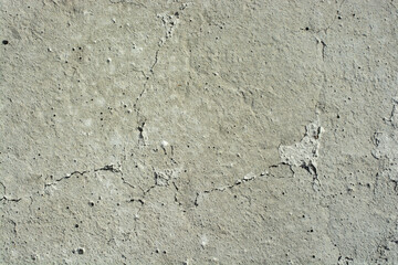 Cracks in the concrete screed.