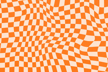 Abstract chess board retro background. Psychedelic design.  © Nastia
