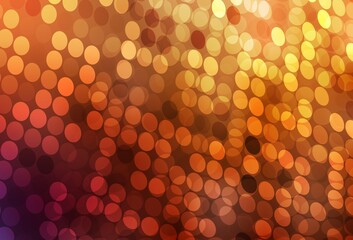 Dark Orange vector background with spots.