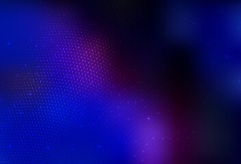 Dark Pink, Blue vector Illustration with set of shining colorful abstract circles.