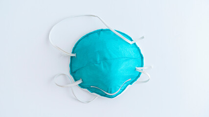 mask N95 isolated  white background