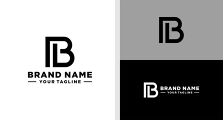 BP LOGO LINE SIMPEL EDITABLE