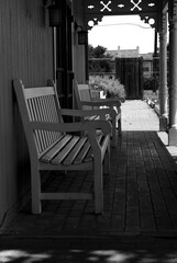 SITTING ON THE PORCH
