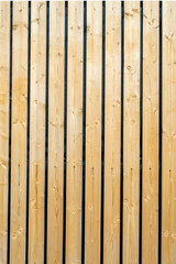 Obraz premium old brown wooden lath textured wall background