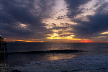 Fototapeta premium Sunset Catalina