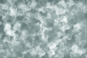 Gray cloudy fluffy background  black and white