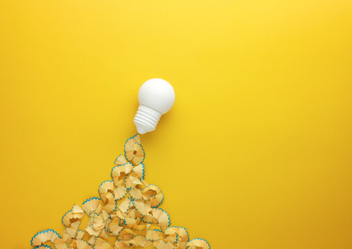 light bulb, new idea innovation concept