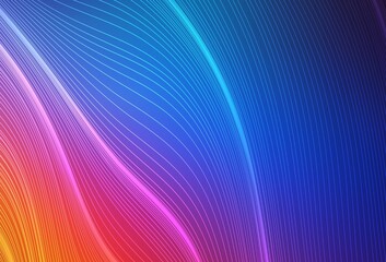 Light Blue, Red vector glossy abstract layout.