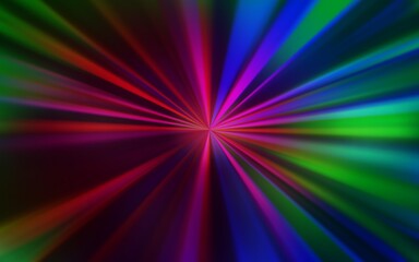 Obraz premium Dark Multicolor vector blurred shine abstract template.
