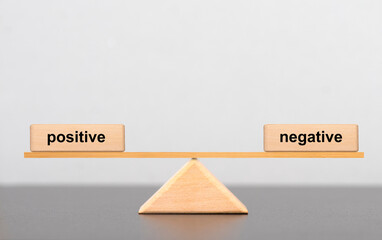 positive and negative in balance