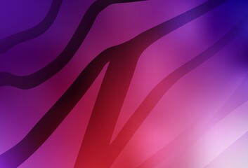 Light Pink, Red vector glossy abstract background.