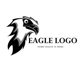 vector abstract eagle logo design