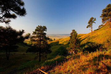 Fototapeta na wymiar Views at Bear Butte State Park, South Dakota