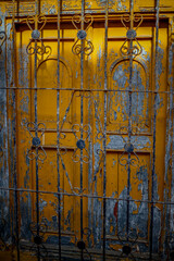 old metal door