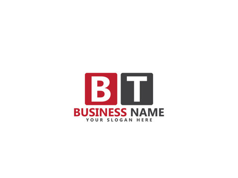 Letter BT logo, bt logo icon design vector for all kind of use