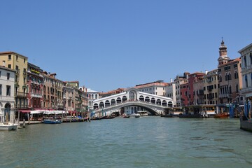 Fototapeta na wymiar Le Pont Rialto, Italie, Venise.