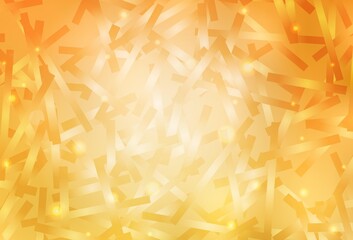 Obraz premium Light Yellow vector background with straight lines.