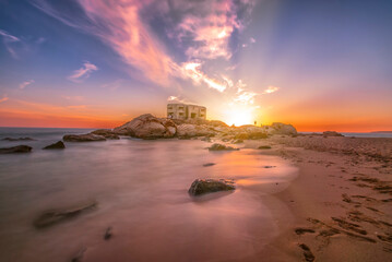 atardecer en la Playa del Bunker, zahara de los atunes, atlanterra, cadiz © MiguelAngel Martín 