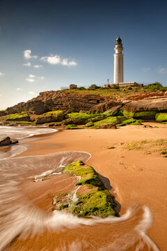 Playa del Faro de Trafalgar, zahora, cadiz, andalucia,