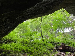 Cave Zagorska pec or Zagorska cave in Desmerice - Ogulin, Croatia (Špilja Zagorska peć ili...