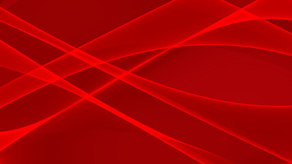 red background abstract waves