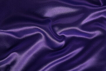 Draped dark violet satin/silk background