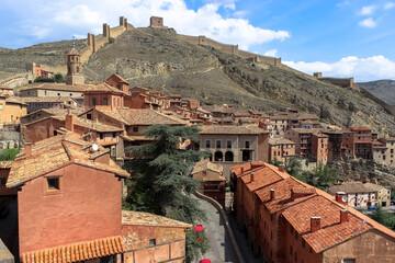 The medieval fortified town walls in Albarracin, Teruel in Spain © Brian Duncan
