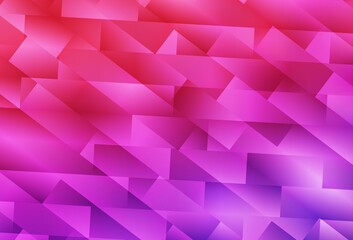 Fototapeta premium Light Purple, Pink vector layout with lines, rectangles.