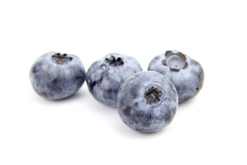 Fresh bluebery isolated on white background