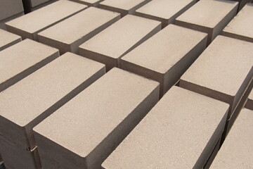 Photo of hyper-pressed bricks.
