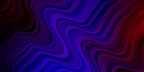 Light Blue, Red vector backdrop with circular arc.