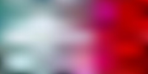 Light blue, red vector abstract blur texture.