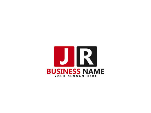 Letter JR logo, jr logo icon design vector for all kind of use