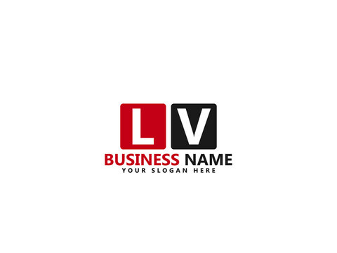 Letter LV logo, lv logo icon design vector for all kind of use