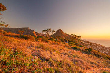Beautiful Sunset in Cape Town, South Africa
