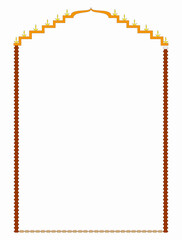 Decorative frames. Retro ornamental frame, vintage rectangle ornaments and ornate border. Decorative wedding frames, antique museum picture borders Isolated Illustration Icon