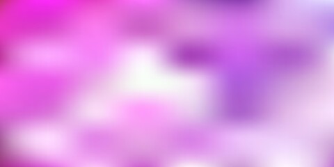 Light blue, yellow vector abstract blur pattern.