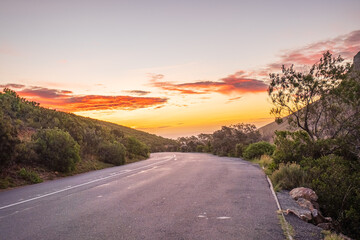 Beautiful sunset in Cape Town, South Africa © fotorudi_101