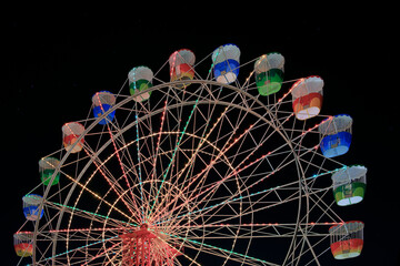 historisches Riesenrad Sydney bei Nacht (HDR)