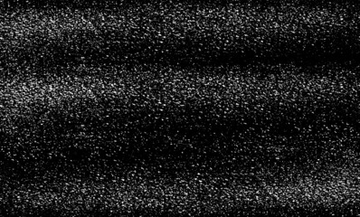 Abstract vector noise. Small particles of debris and dust. Distressed uneven background. Grunge texture overlay with fine grains isolated on white background. Vector illustration. EPS10