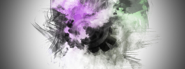 abstract colorful background bg wallpaper art with simple geometry 