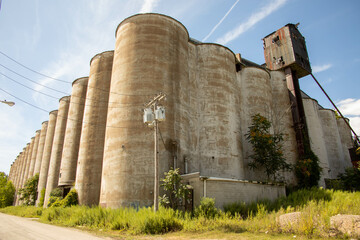 Grain Silos in Buffalo, NY © karenfoleyphoto