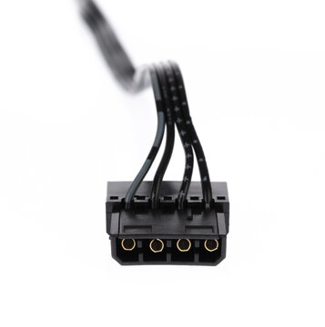 molex power cable isolated on white background